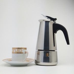 STAINLESS STEEL COFFEE MAKER 4 cups